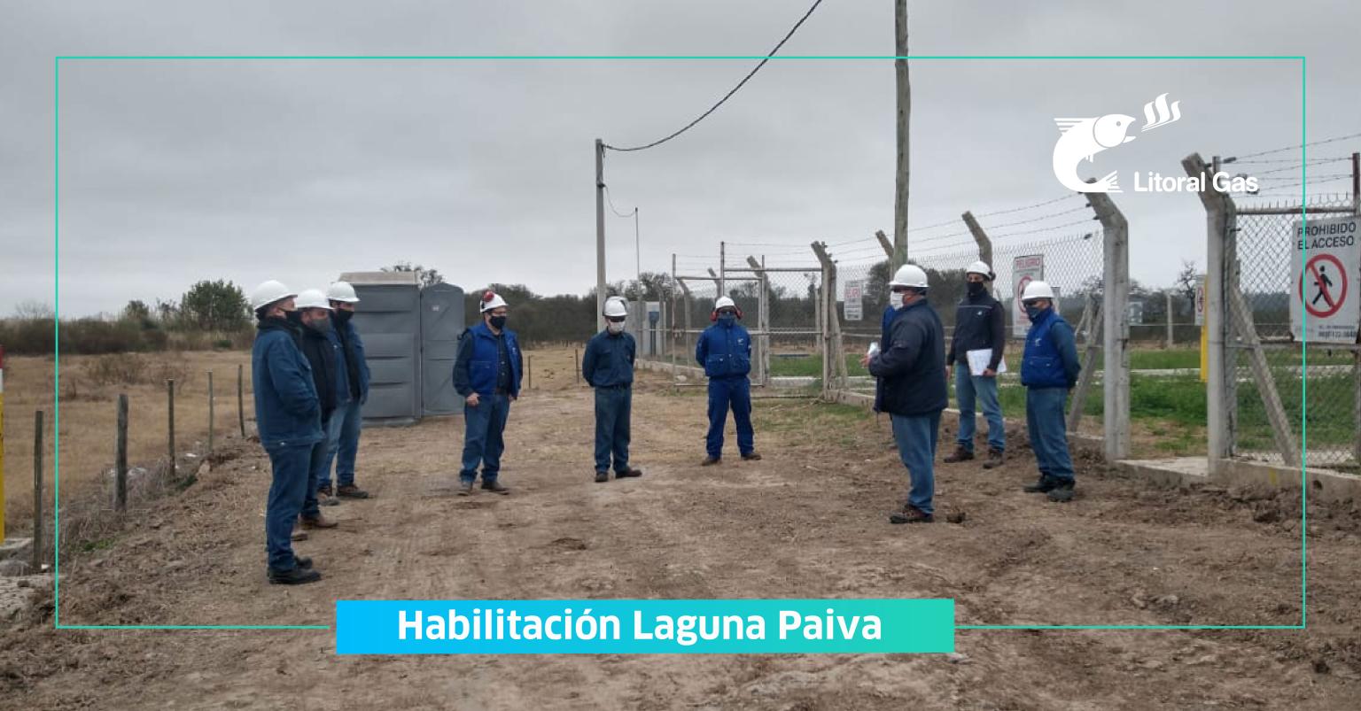 LITORAL GAS: Trabajos de ampliación de nuestra red en la localidad santafesina de Laguna Paiva