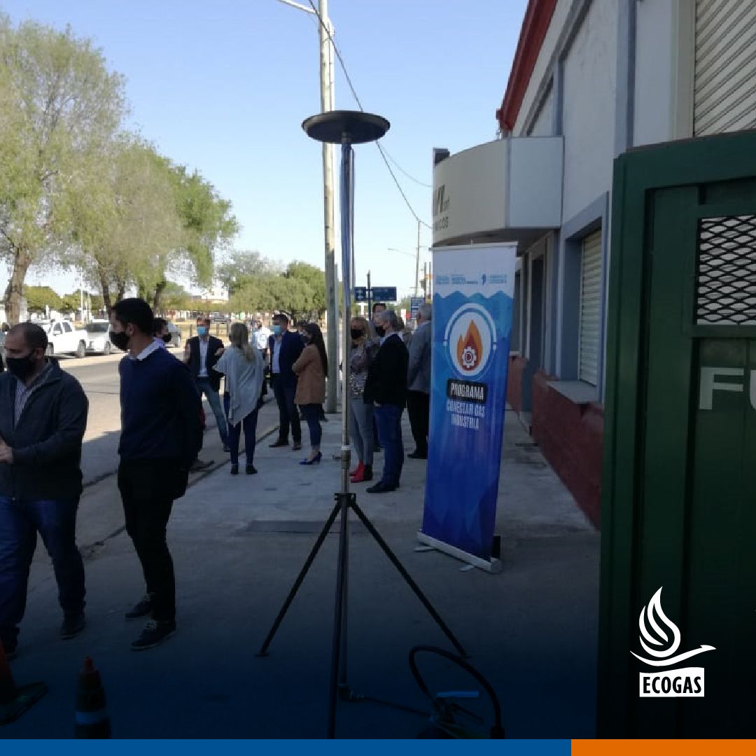 ECOGAS: Junto al Ministerio de Industria de la Provincia de Córdoba acompañando a Bel Davi SRL en la habilitación del gas natural en la localidad de Tancacha.