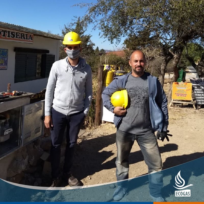 ECOGAS: habilitó la ampliación de la red de gas natural de Calabango, Provincia de Córdoba.