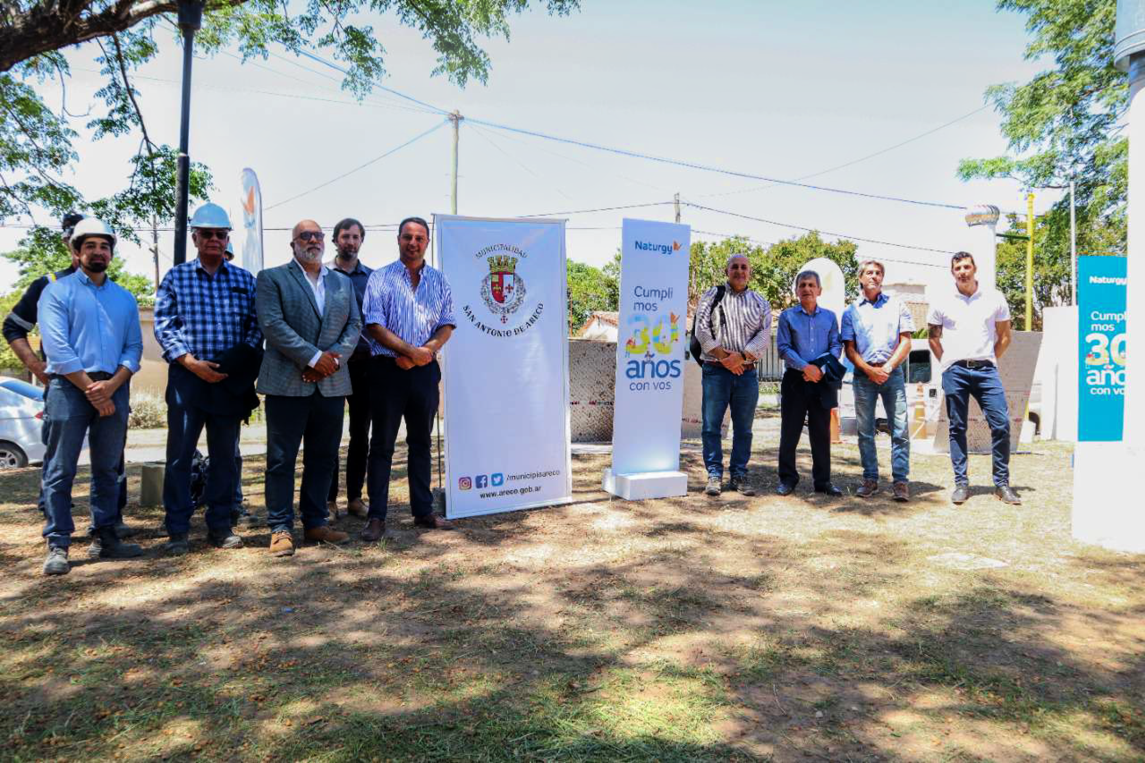 NATURGY, puso en servicio dos nuevas plantas reguladoras de alimentación en San Antonio de Areco